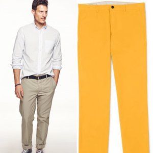 club monaco lightweight kennedy chino mustard seed